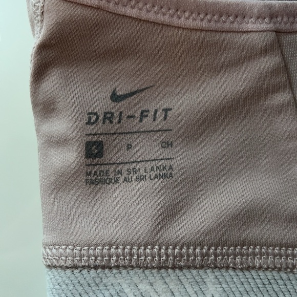 Nike Dri-Fit Racerback Sports Bra - Light Pink, Small - Picture 3 of 3